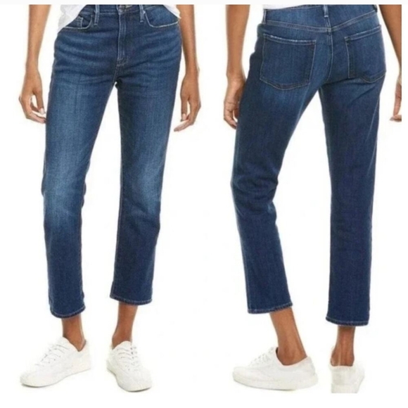 Frame Le Pixie Beau Straight Leg Jean - Picture 1 of 9
